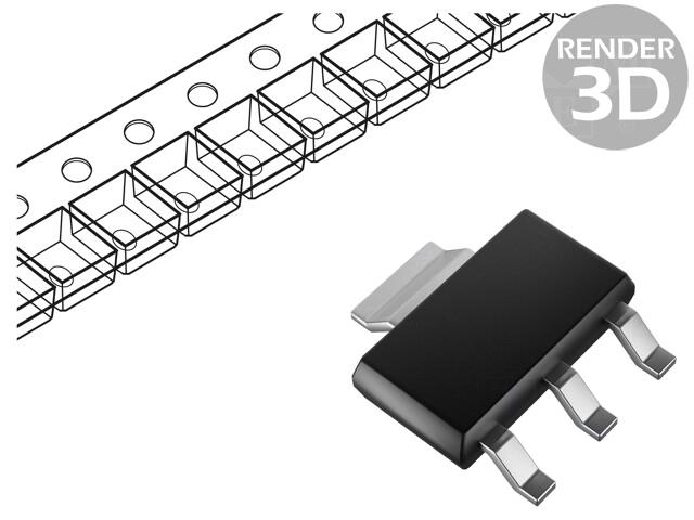 ②NA Pack of 7 ZXM62P02E6TA Mosfet P-CH 20V 2.3A SOT23-6